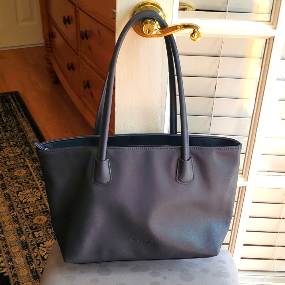 Mark Adam NY | Navy Blue Small Tote Bag